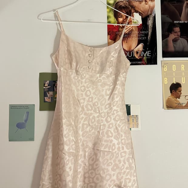 글로니 구 스푸닝 레오파드 미니 원피스 S사이즈