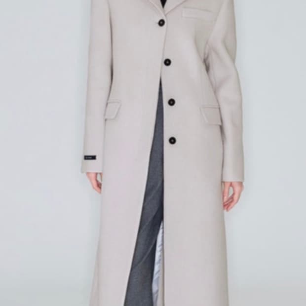 해바이해킴 울코트 판매해요 (라벤더베이지느낌)