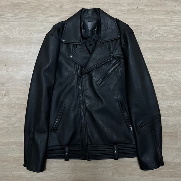 헤비스모커 레더 더블 라이더 가죽자켓 [블랙] XL/105