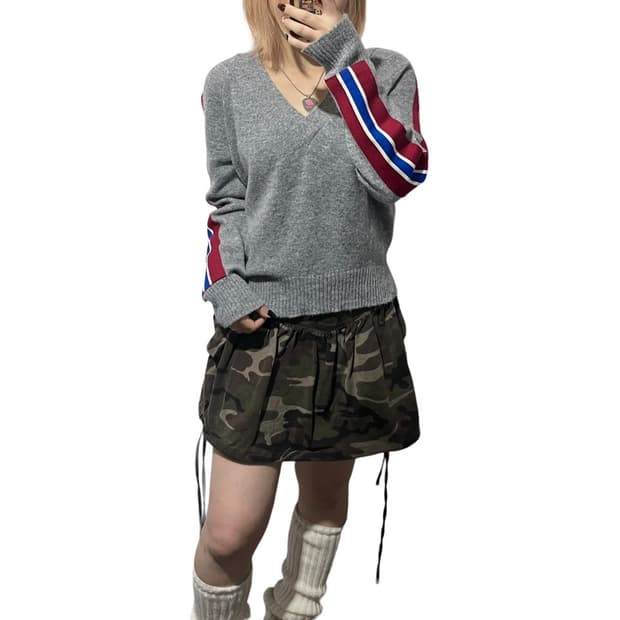 산드로 브이넥 울니트