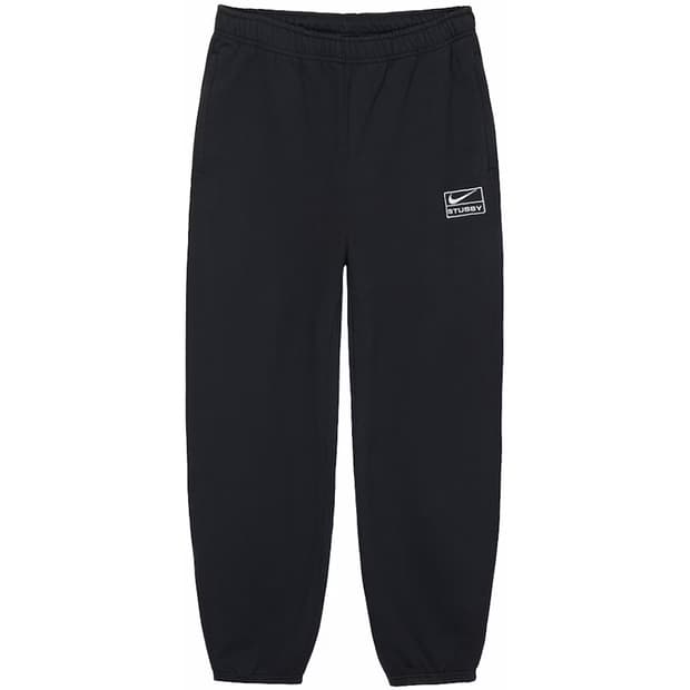 Nike Stussy fleece pants Black