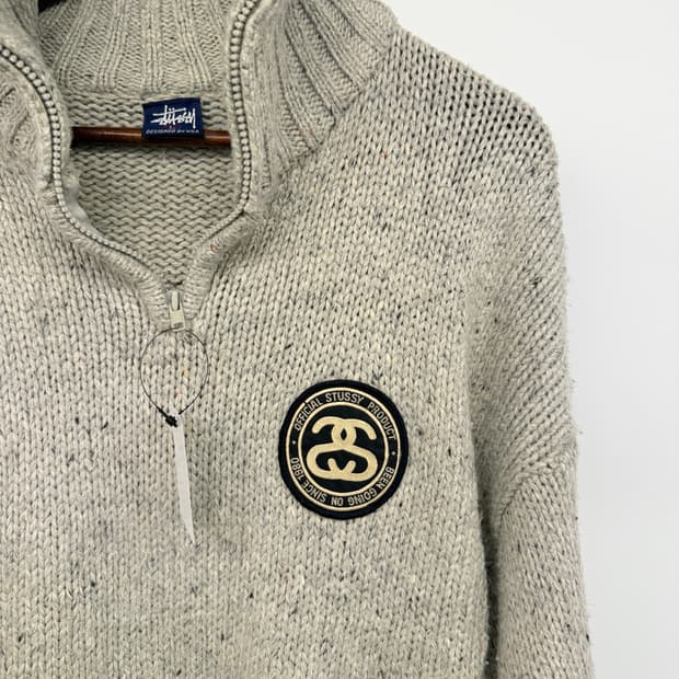 스투시 울니트집업