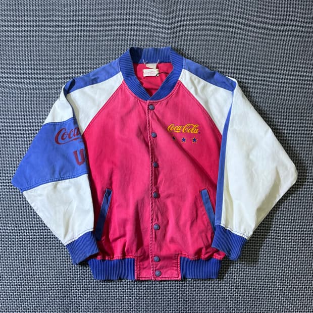 80s USA 코카콜라 레이싱 팀 자켓 (kold_8401)