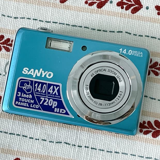 산요 Sanyo VPC-E1500TP 14MP 빈티지카메라