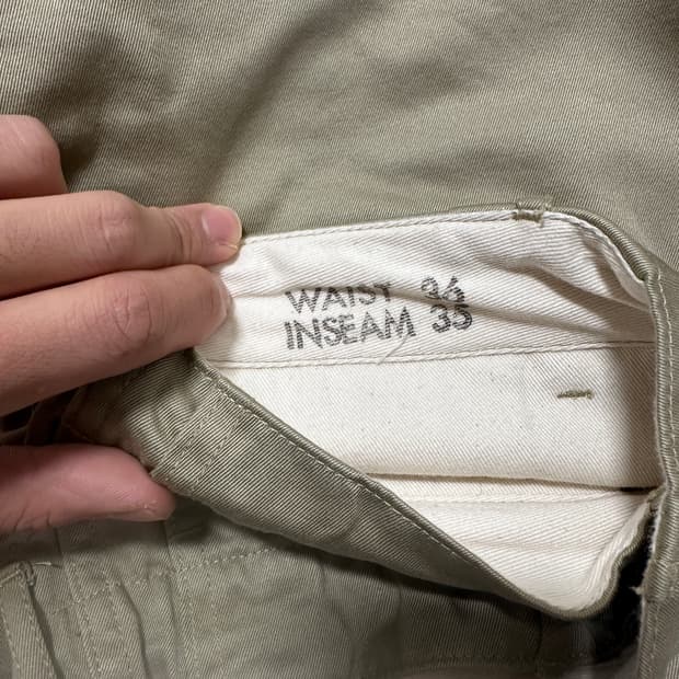 버즈릭슨 오리지널 치노 카키 36