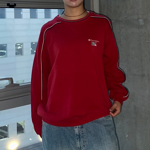 90’s champion usa flag sweatshirt