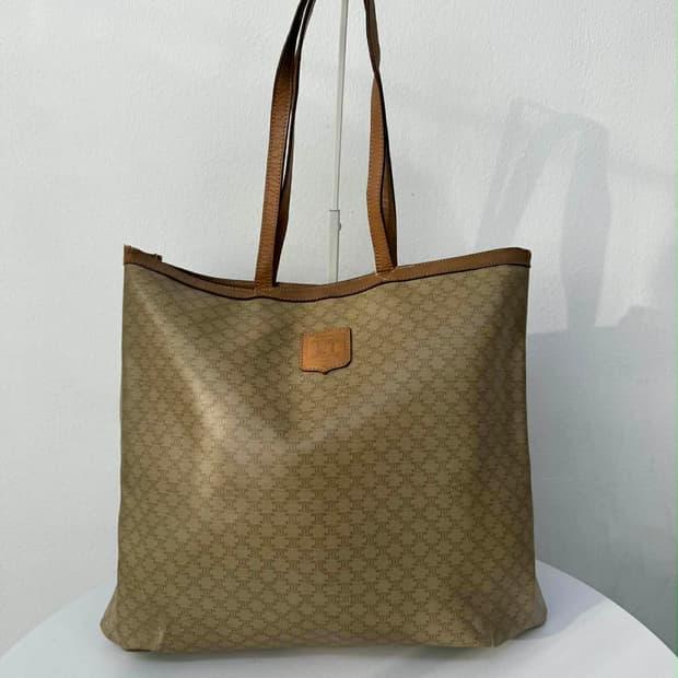 셀린느 빈티지 마카담 빅 쇼퍼백 숄더 토트백