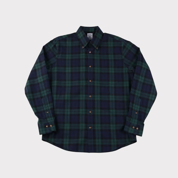 [M] 브룩스브라더스 블랙와치 플란넬 셔츠