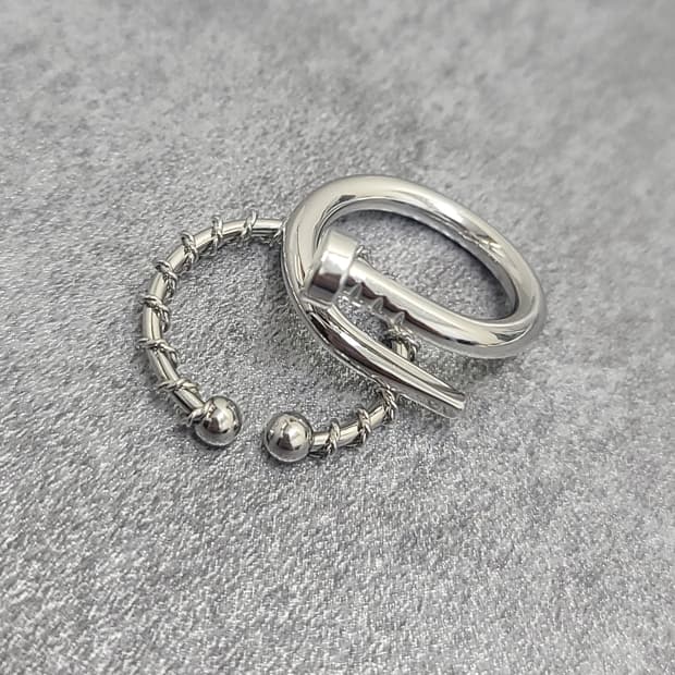 포인트 반지 세트