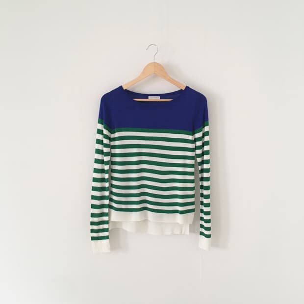 color stripe knit