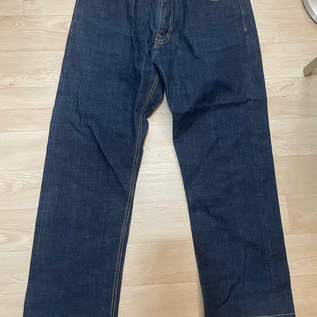 유니폼브릿지 딥 인디고 셀비지 데님 34