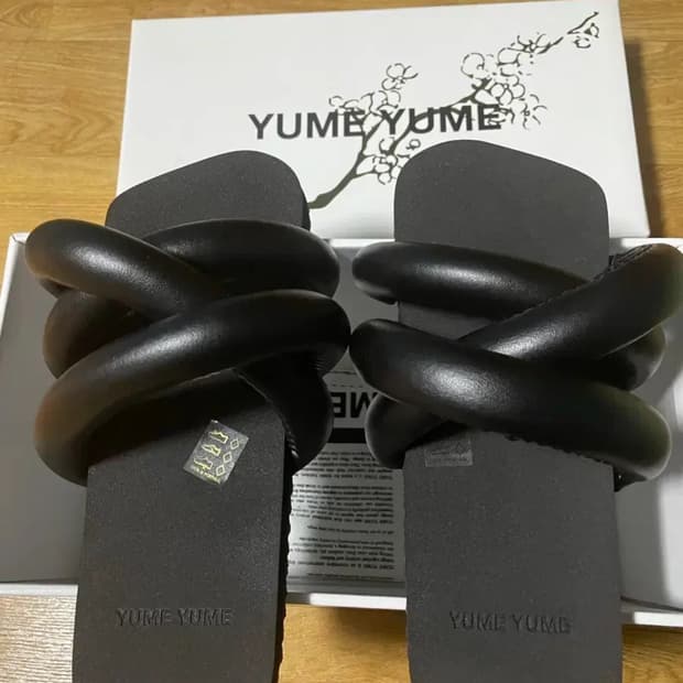 Yume yume 타이어 샌들