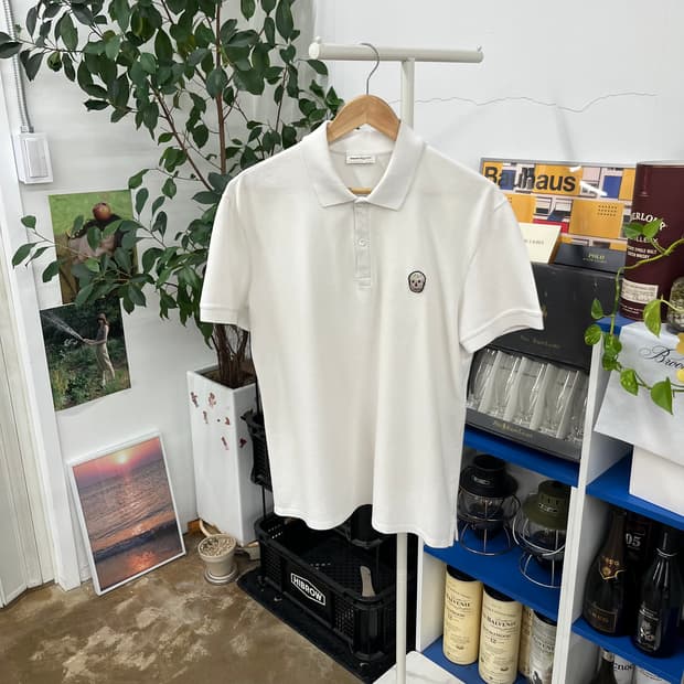 알렉산더맥퀸 반팔 카라 티셔츠 XXL