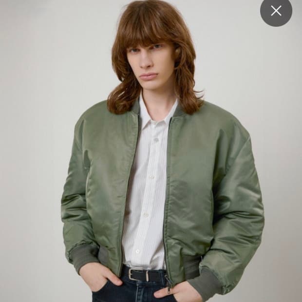 엘무드 25fw 왕 헤비나일론 MA-1 점퍼 48사이즈