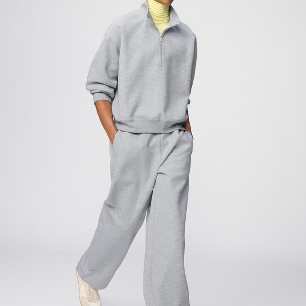 [2XL]  유니클로 스웨트와이드팬츠