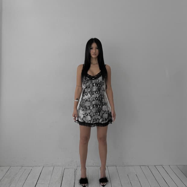matteveil 매트베일 Python Slip Dress