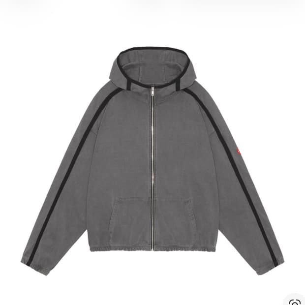 카브엠트 오버다이 테이프드 후드집업 L