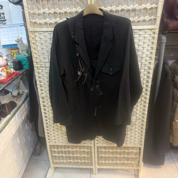 3/105/24ss 요지야마모토 세이프티 핀 린넨자켓 팝니다