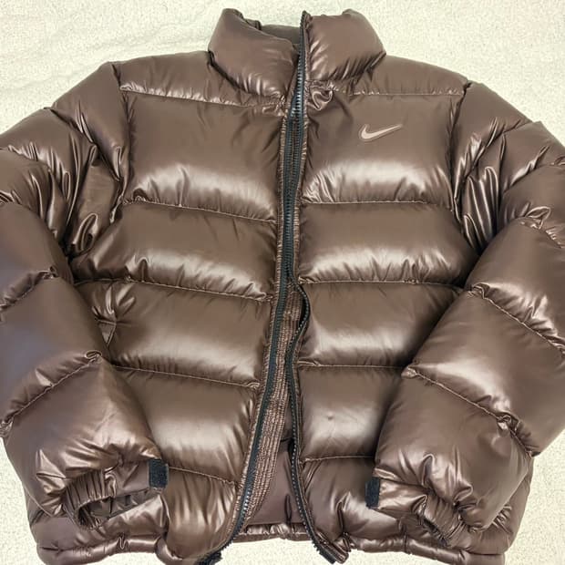 나이키 녹타 패딩 브라운 아시아L