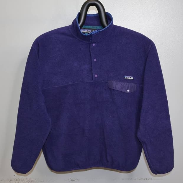 99FW 파타고니아 신칠라 스냅-T 플리스 딥 퍼플/네이비