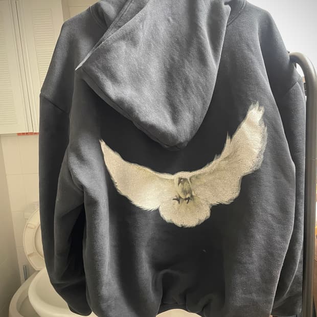 이지갭 발렌시아가 도브 후드 워시드블랙 XS