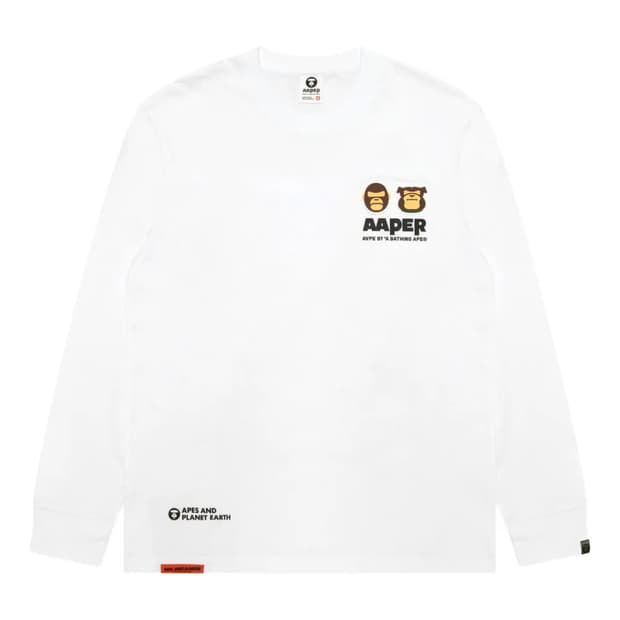 에이프 아페 롱슬리브 L (새상품)