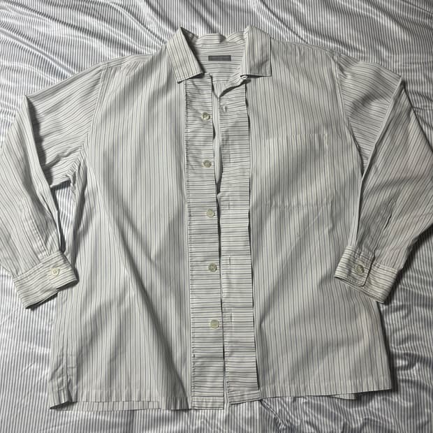 90s 꼼데가르송 옴므 다나카 오픈카라 셔츠