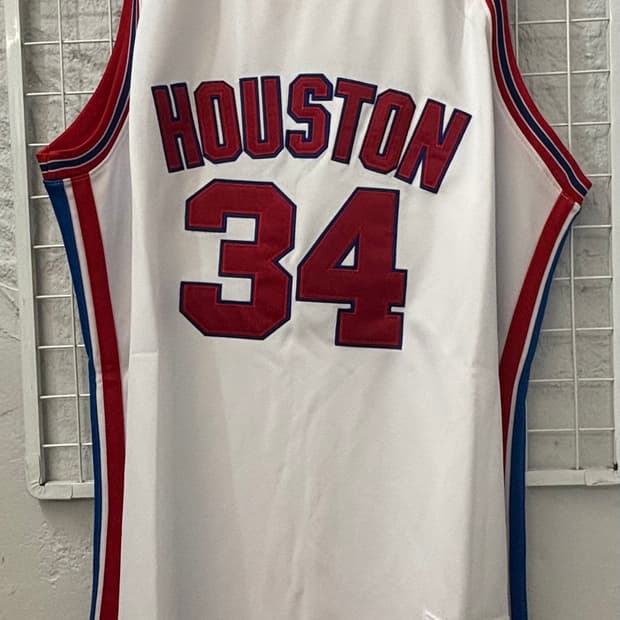 Vintage Sportswear 휴스턴 로키츠 유니폼 슬리브리스 2XL