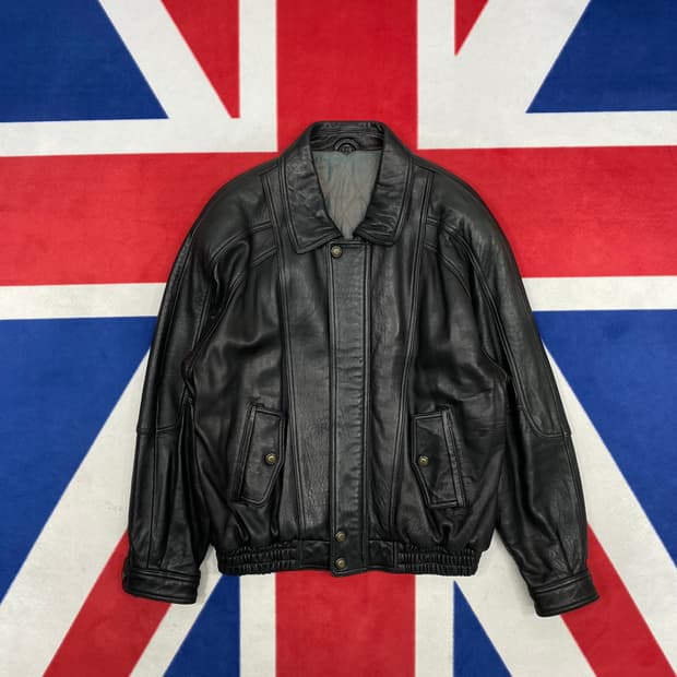 빈티지 양가죽 봄버자켓 실측 105