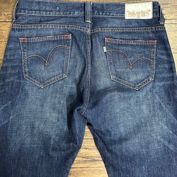 리바이스 프리미엄 LEVIS PREMIUM 진청 데님 팬츠 34인치