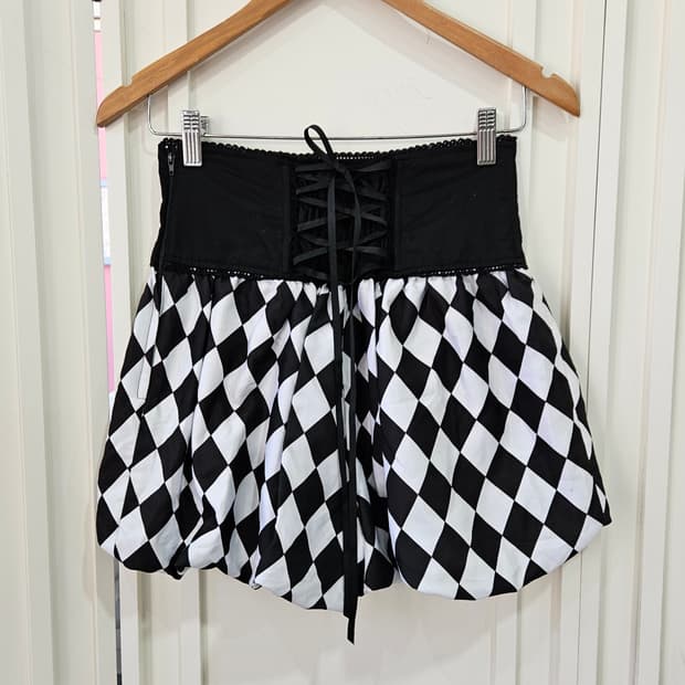 바디라인(BODYLINE) 아가일 벌룬팬츠'