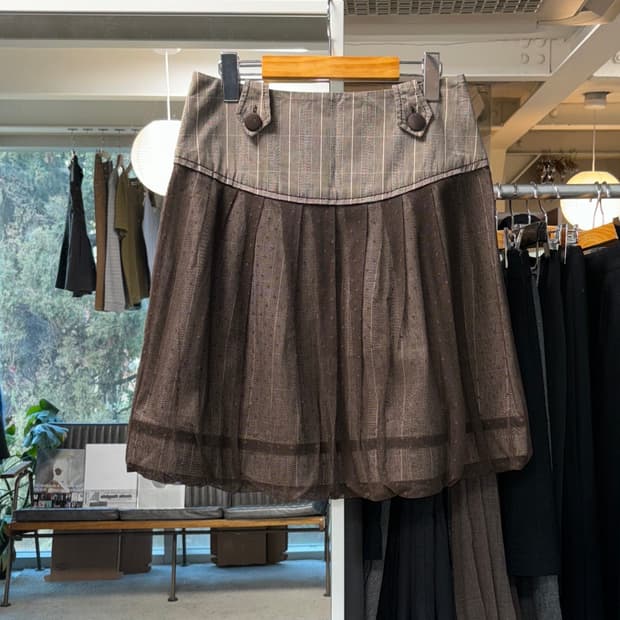 스포츠막스 레이어드 스커트