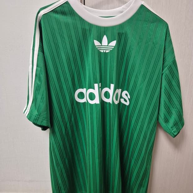 아디다스 아디컬러 폴리 그린 티셔츠 L
