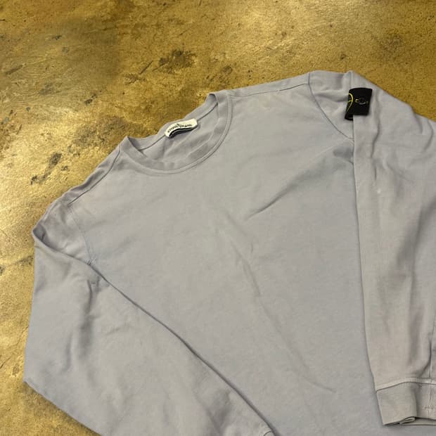 [정품/100] 스톤아일랜드 긴팔 티셔츠 라벤더 b19