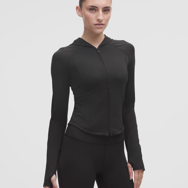 룰루레몬 원더 트레인 풀집 자켓 블랙 8