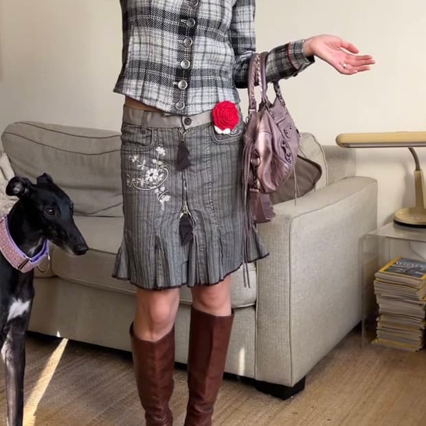 마리떼 프랑수아 저버 미디 스커트