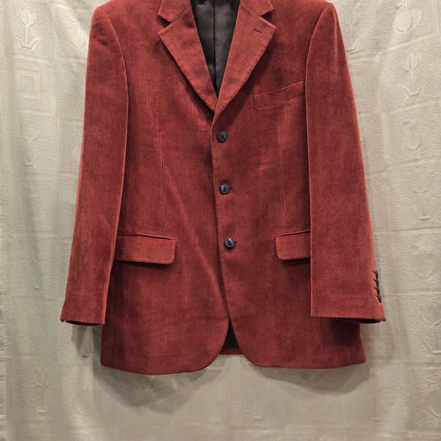 조르지오 아르마니 코듀로이 자켓 벽돌색 100~105
