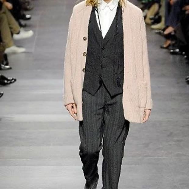 Ann Demeulemeester 09AW Shawl Cardigan