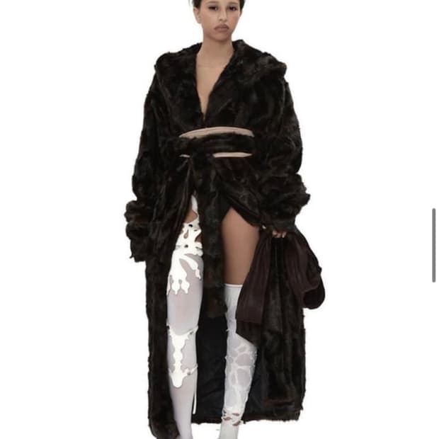 구매)))604서비스 퍼 로브 코트 자켓