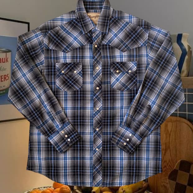 랭글러 체크 셔츠 (Man XL) AB1316