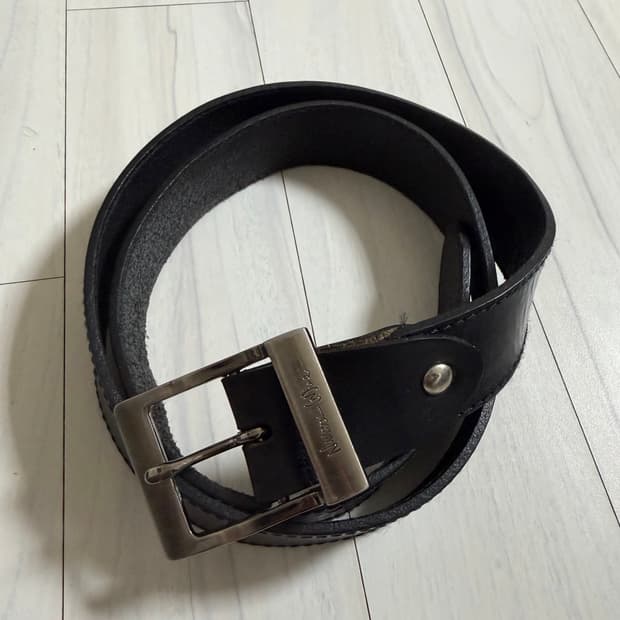 [OS] 넘버나인 블랙 가죽 벨트