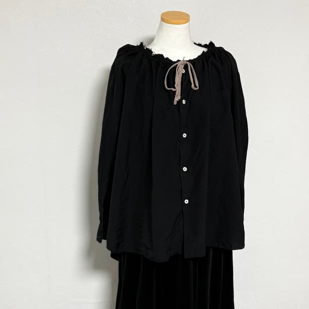 23ss 꼼데가르송 꼼데가르송 드로스트링 블라우스m