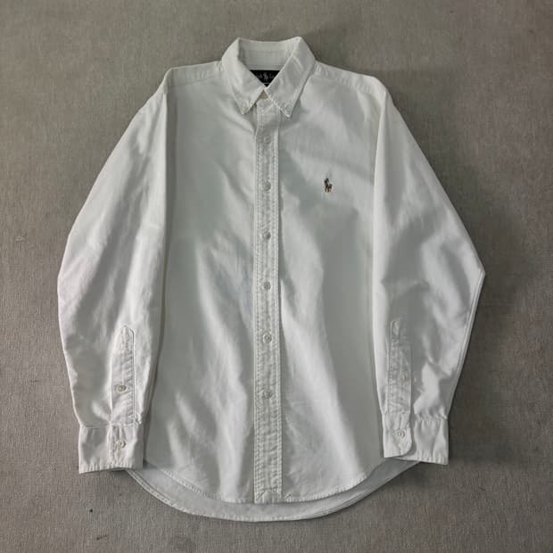 100 폴로랄프로렌 화이트 코튼 셔츠