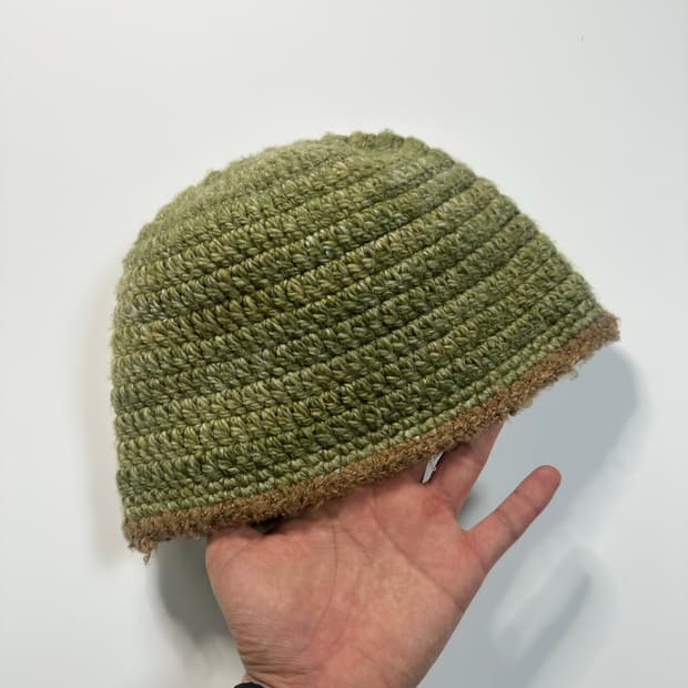 빈티지 뜨개질 비니