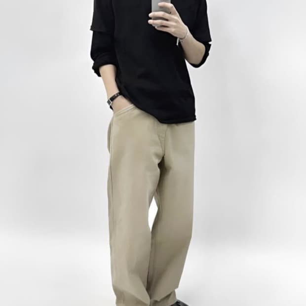 뷰자데 vujade 선페이드 치노 팬츠 M