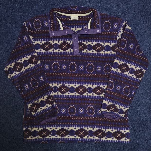 llbean 엘엘빈 아즈텍 플리스 신칠라