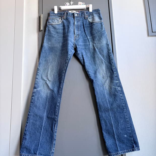 (33x32) 리바이스 517 부츠컷 중청 데님