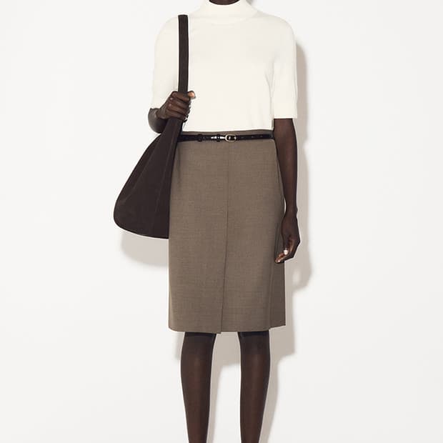 cos 울 미디스커트 34