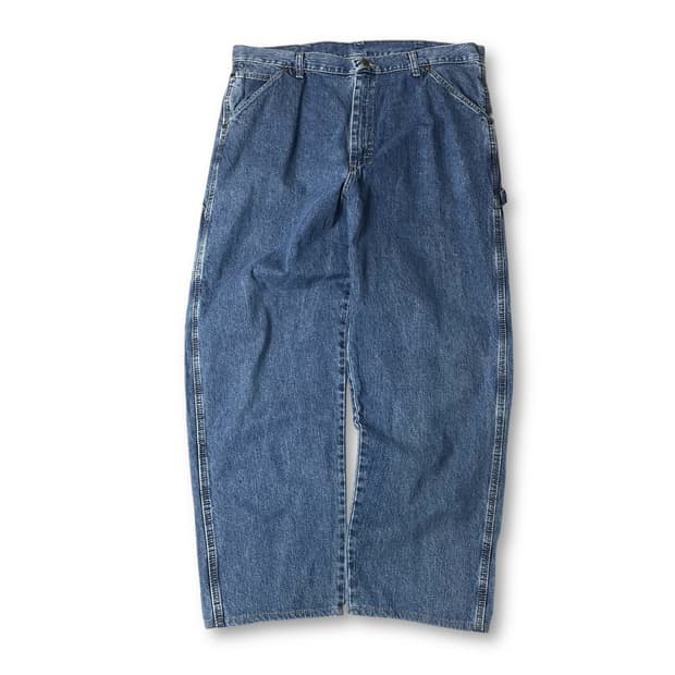 (38) 올드밀 중청 백카고 와이드 데님 팬츠