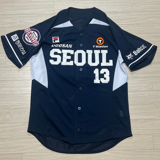 두산 휠라 서울 어센틱 유니폼